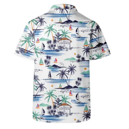 Artistic Seamless Summer Island Pattern Masters Tournament Callaway Hawaiian Shirt Style Classic Oversized Hawaiian Shirt