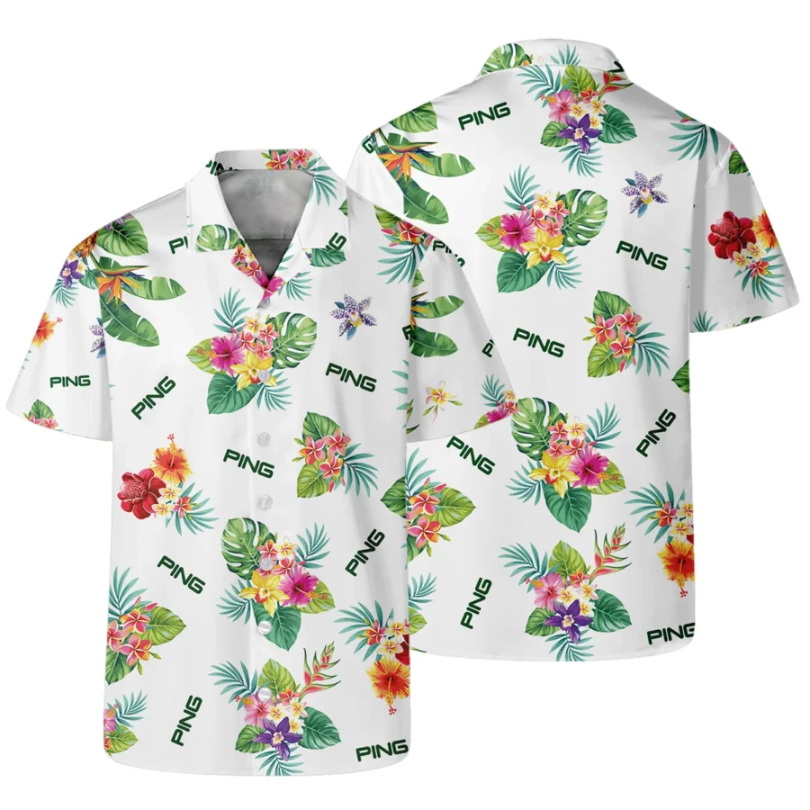 Ping Hawaiian Flower Hawaiian Shirt Style Classic Oversized Hawaiian Shirt