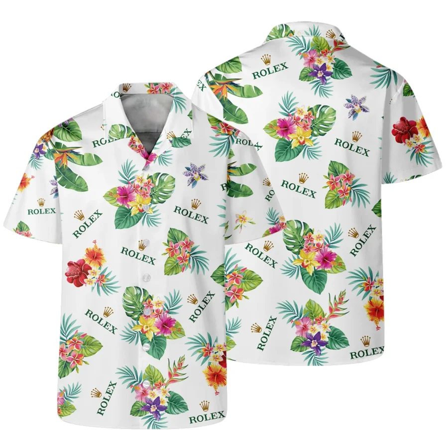 Rolex Hawaiian Flower Hawaiian Shirt Style Classic Oversized Hawaiian Shirt