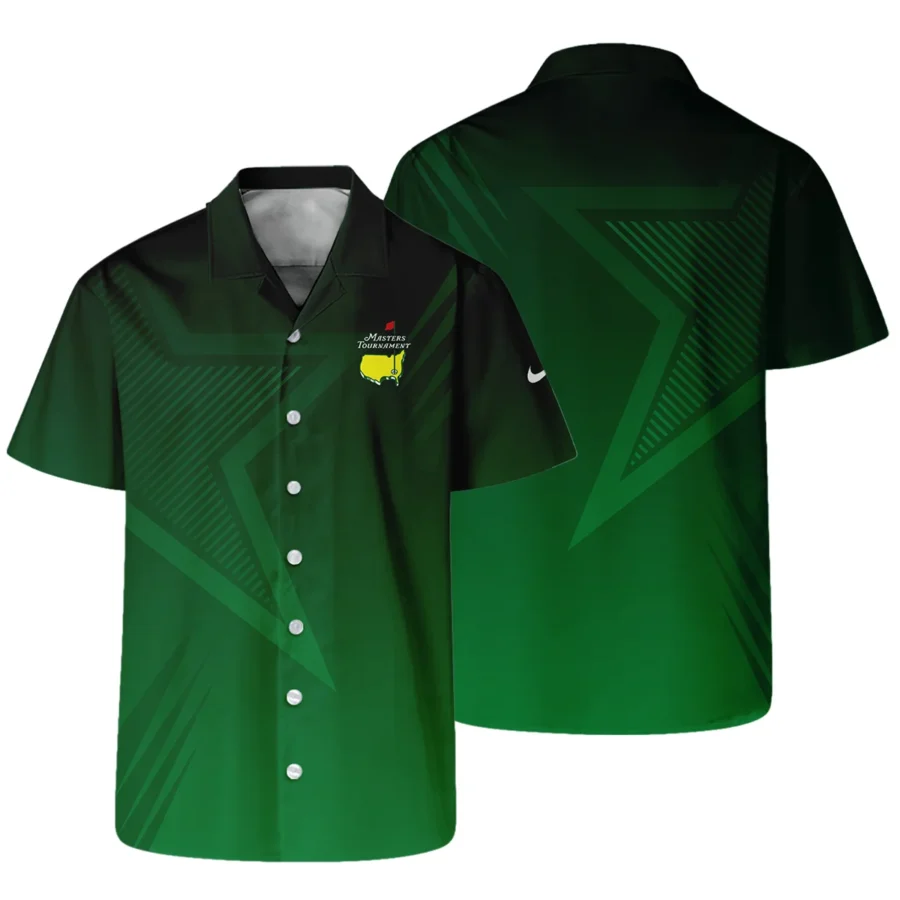 Masters Tournament Nike Star Dark Green Pattern Hawaiian Shirt Style Classic Oversized Hawaiian Shirt