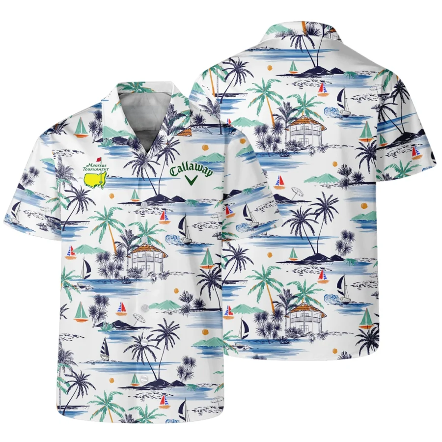 Artistic Seamless Summer Island Pattern Masters Tournament Callaway Hawaiian Shirt Style Classic Oversized Hawaiian Shirt