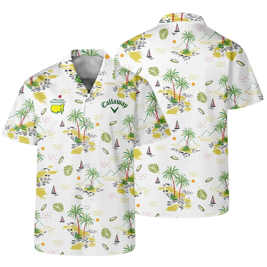 Callaway Landscape With Palm Trees Beach And Oceann Masters Tournament Hawaiian Shirt Style Classic Oversized Hawaiian Shirt