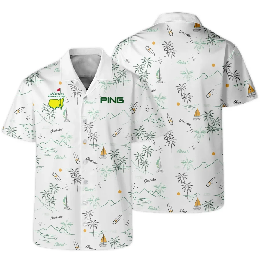 Island Seamless Pattern Golf Masters Tournament Ping Hawaiian Shirt Style Classic Oversized Hawaiian Shirt