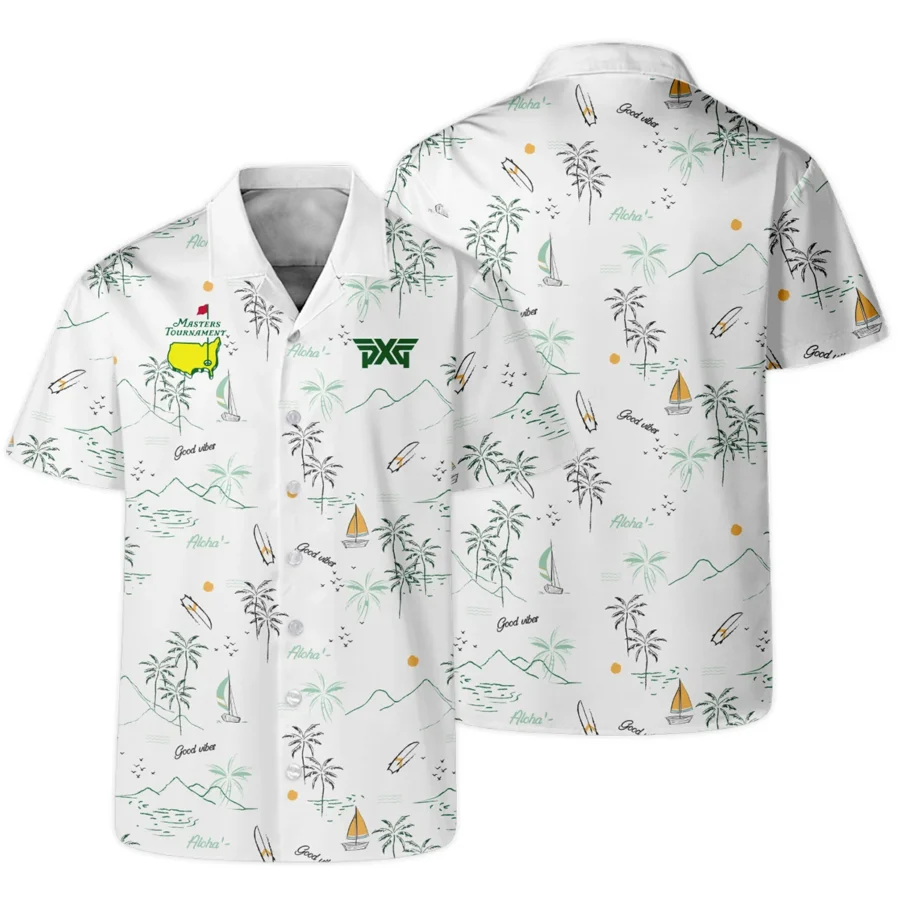 Island Seamless Pattern Golf Masters Tournament Hawaiian Shirt Style Classic Oversized Hawaiian Shirt