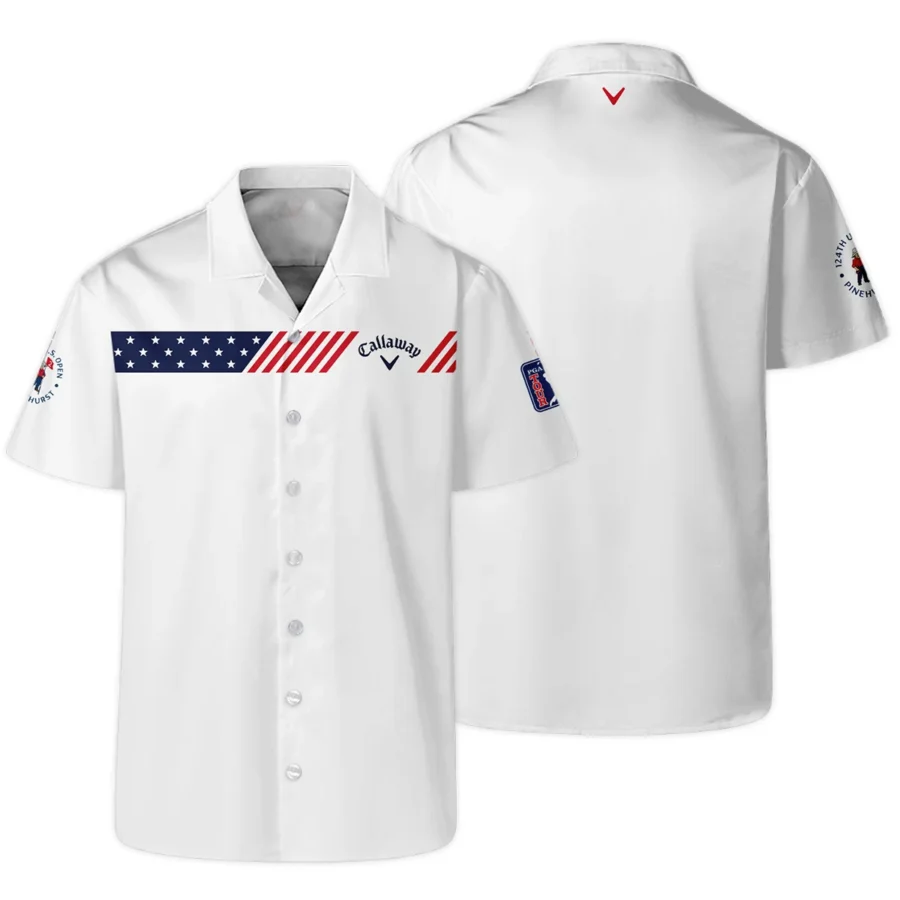 Golf Sport Flag American 124th U.S. Open Pinehurst Callaway Hawaiian Shirt Style Classic Oversized Hawaiian Shirt