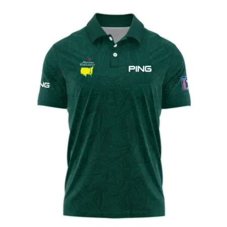 Stars Dark Green Abstract Sport Masters Tournament Ping Polo Shirt Style Classic Polo Shirt For Men