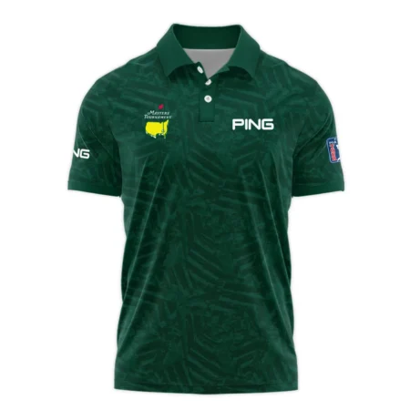 Ping Masters Tournament Green Stratches Seamless Pattern Polo Shirt Style Classic Polo Shirt For Men