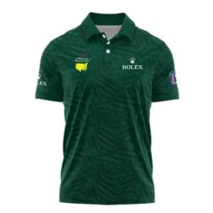 Callaway Masters Tournament Green Stratches Seamless Pattern Vneck Long Polo Shirt Style Classic Long Polo Shirt For Men