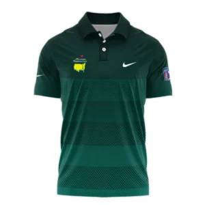 Ping Masters Tournament Dark Green Gradient Stripes Pattern Golf Sport Style Classic, Short Sleeve Polo Shirts Quarter-Zip Casual Slim Fit Mock Neck Basic