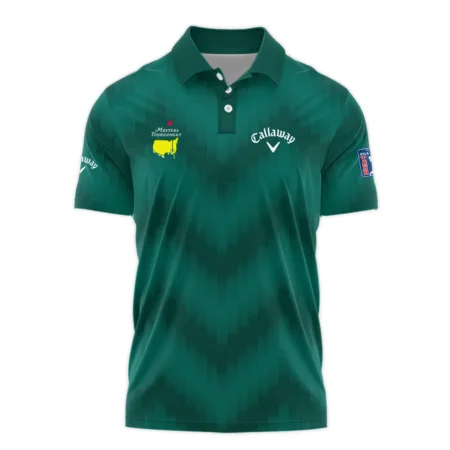 Golf Sport Green Gradient Stripes Pattern Callaway Masters Tournament Polo Shirt Style Classic Polo Shirt For Men