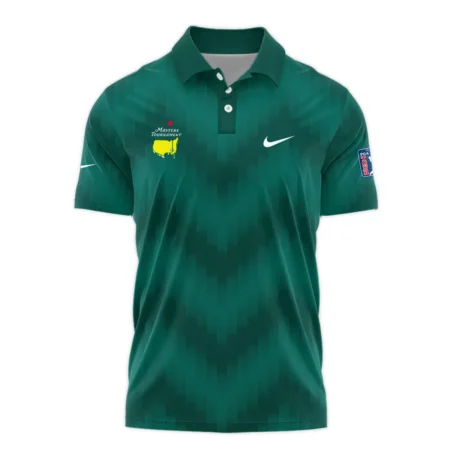 Golf Sport Green Gradient Stripes Pattern Nike Masters Tournament Polo Shirt Style Classic Polo Shirt For Men