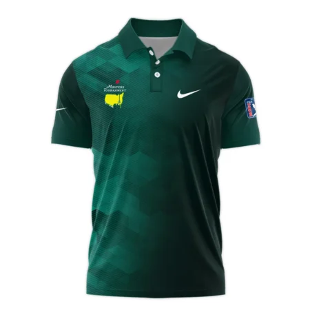 Nike Golf Sport Dark Green Gradient Abstract Background Masters Tournament Polo Shirt Style Classic Polo Shirt For Men