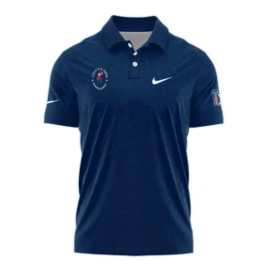 Ping 124th U.S. Open Pinehurst Stars Gradient Pattern Dark Blue Style Classic, Short Sleeve Polo Shirts Quarter-Zip Casual Slim Fit Mock Neck Basic