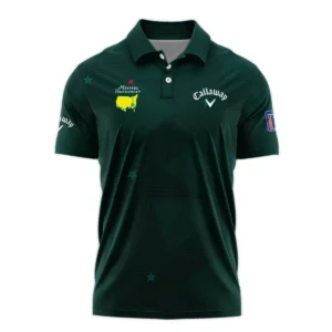 Dark Green Stars Pattern Grunge Background Masters Tournament Nike Style Classic, Short Sleeve Polo Shirts Quarter-Zip Casual Slim Fit Mock Neck Basic