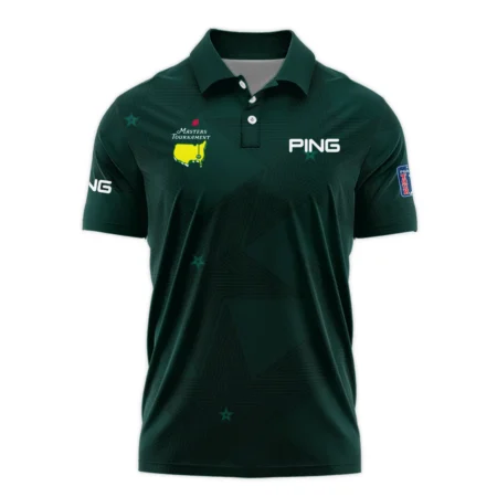 Dark Green Background Masters Tournament Ping Polo Shirt Style Classic Polo Shirt For Men