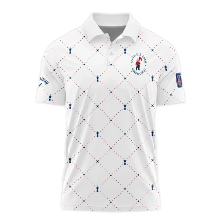 Argyle Pattern With Cup 124th U.S. Open Pinehurst Callaway Polo Shirt Style Classic Polo Shirt For Men