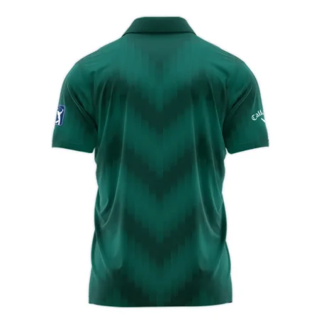 Golf Sport Green Gradient Stripes Pattern Callaway Masters Tournament Polo Shirt Style Classic Polo Shirt For Men