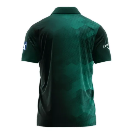 Callaway Golf Sport Dark Green Gradient Abstract Background Masters Tournament Polo Shirt Style Classic Polo Shirt For Men