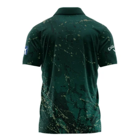 Old Cracked Texture With Gold Splash Paint Masters Tournament Callaway Polo Shirt Style Classic Polo Shirt For Men