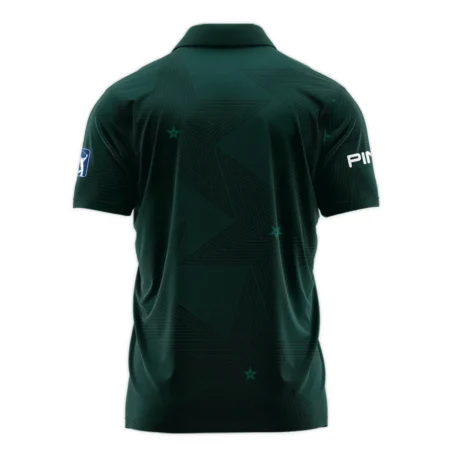 Dark Green Background Masters Tournament Ping Polo Shirt Style Classic Polo Shirt For Men