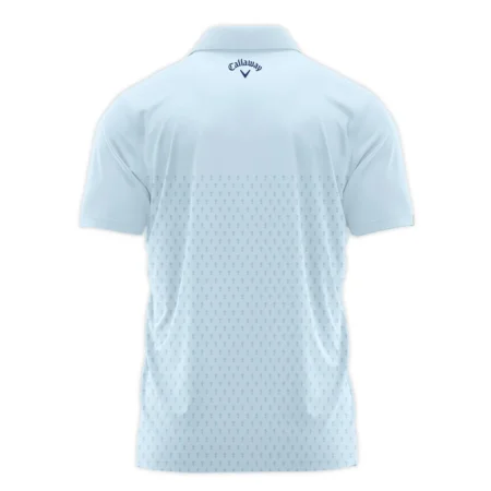 PGA Trophy Pattern Light Blue 2024 PGA Championship Valhalla Callaway Polo Shirt Style Classic Polo Shirt For Men