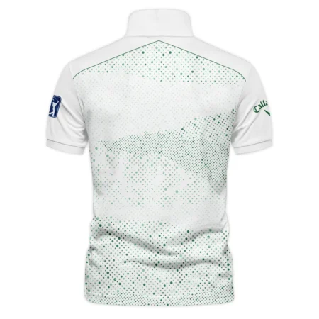 Golf Stye Classic White Mix Green Masters Tournament Callaway Polo Shirt Style Classic Polo Shirt For Men