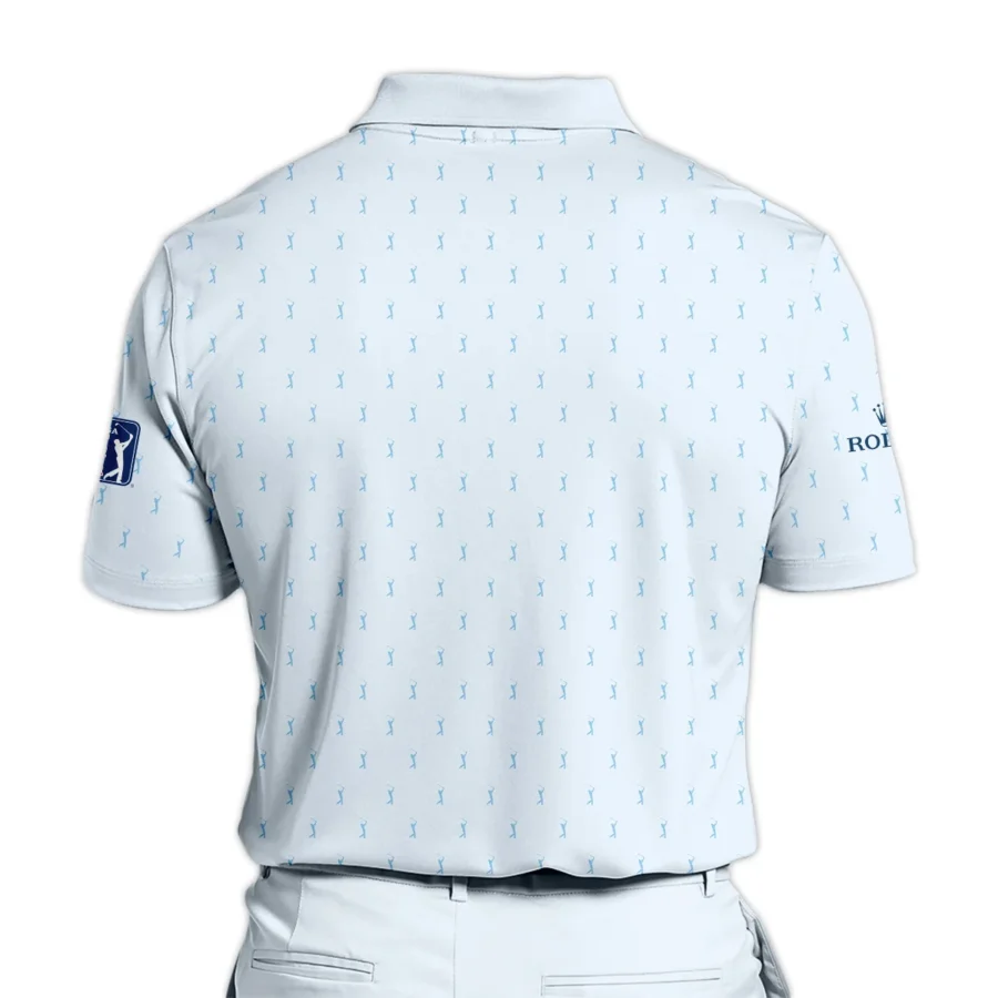 Golf Pattern Light Blue THE PLAYERS Championship Rolex Polo Shirt Style Classic Polo Shirt For Men