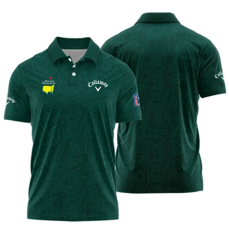 Stars Dark Green Abstract Sport Masters Tournament Callaway Polo Shirt Style Classic Polo Shirt For Men