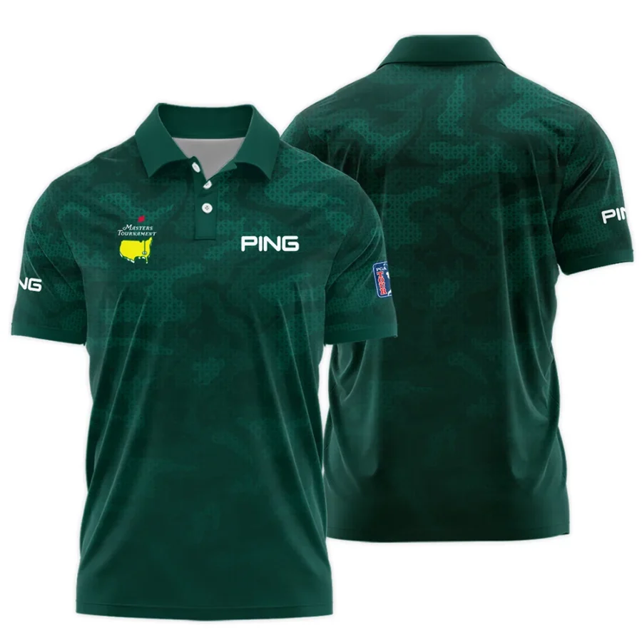 Masters Tournament Ping Camo Sport Green Abstract Polo Shirt Style Classic Polo Shirt For Men