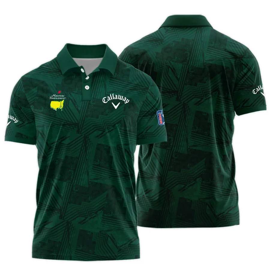 Masters Tournament Callaway Sublimation Sports Dark Green Polo Shirt Style Classic Polo Shirt For Men