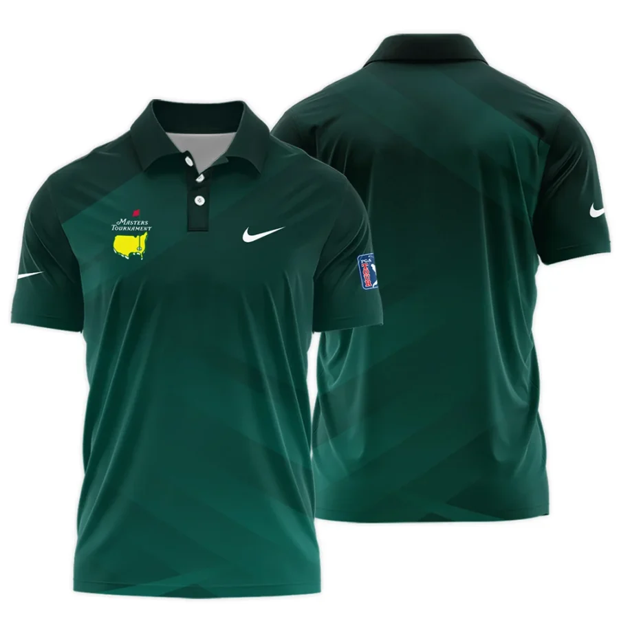 Masters Tournament Dark Green Gradient Golf Sport Nike Polo Shirt Style Classic Polo Shirt For Men