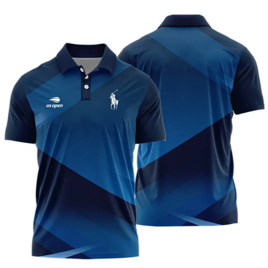 US Open Tennis Champions Dark Blue Background Ralph Lauren Polo Shirt Style Classic Polo Shirt For Men