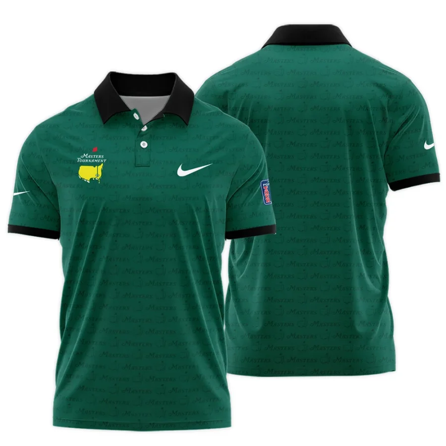 Golf Pattern Cup White Mix Green Masters Tournament Nike Polo Shirt ...