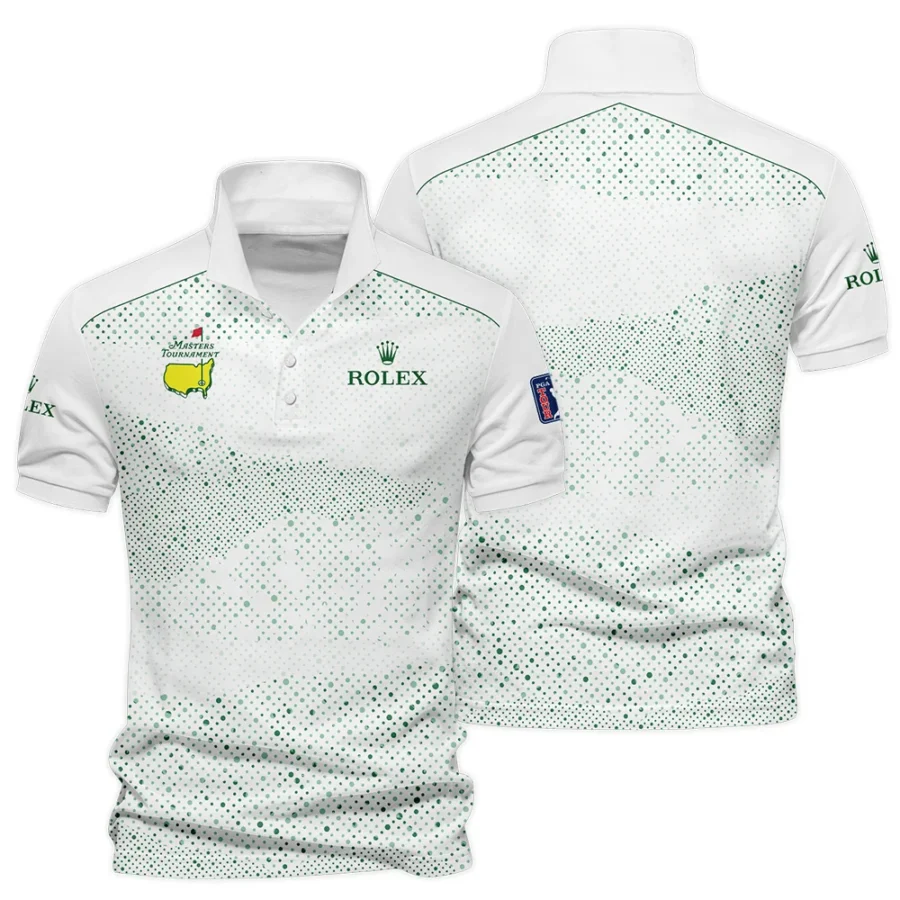 Golf Stye Classic White Mix Green Masters Tournament Rolex Polo Shirt Style Classic Polo Shirt For Men