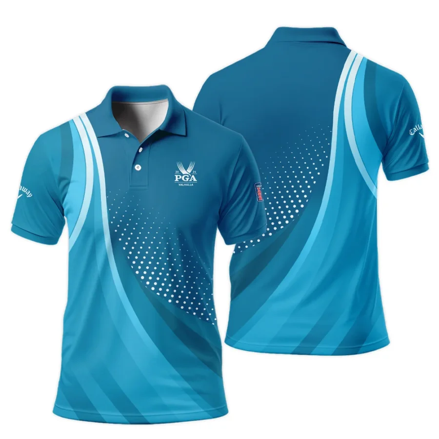 Golf Love Sport Color Blue 2024 PGA Championship Valhalla Callaway Polo Shirt Style Classic Polo Shirt For Men