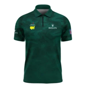 Masters Tournament Rolex Camo Sport Green Abstract Polo Shirt Style Classic Polo Shirt For Men