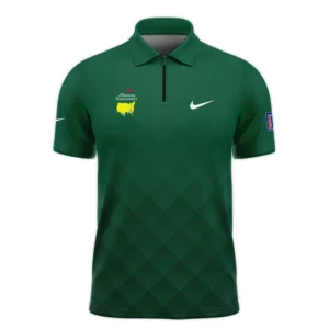 Masters Tournament Nike Gradient Dark Green Pattern Long Polo Shirt Style Classic Long Polo Shirt For Men