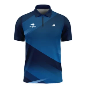 US Open Tennis Champions Dark Blue Background Adidas Polo Shirt Style Classic Polo Shirt For Men