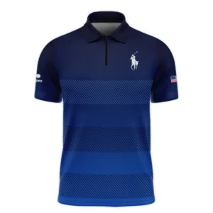 Straight Line Dark Blue Background US Open Tennis Champions Ralph Lauren Hoodie Shirt Style Classic Hoodie Shirt