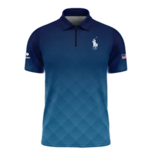 Ralph Lauren Blue Abstract Background US Open Tennis Champions Polo Shirt Style Classic Polo Shirt For Men