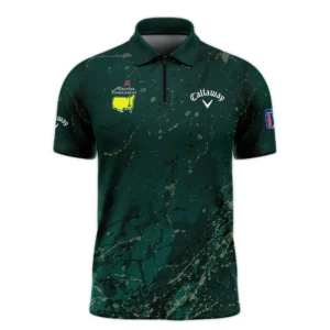 Old Cracked Texture With Gold Splash Paint Masters Tournament Callaway Polo Shirt Style Classic Polo Shirt For Men