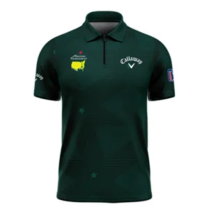 Dark Green Background Masters Tournament Callaway Polo Shirt Style Classic Polo Shirt For Men