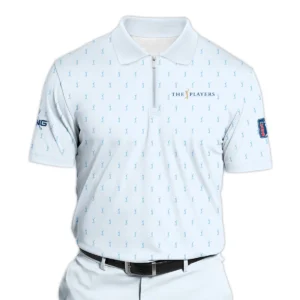 Golf Pattern Light Blue THE PLAYERS Championship Ping Polo Shirt Style Classic Polo Shirt For Men