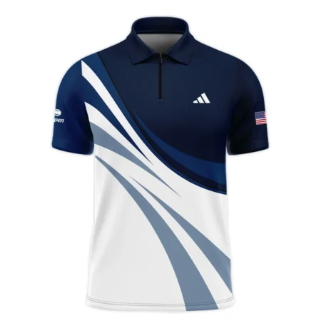 Tennis Love Sport Mix Color US Open Tennis Champions Adidas Zipper Polo Shirt Style Classic Zipper Polo Shirt For Men