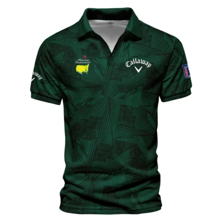 Masters Tournament Callaway Sublimation Sports Dark Green Vneck Polo Shirt Style Classic Polo Shirt For Men