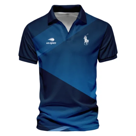 US Open Tennis Champions Dark Blue Background Ralph Lauren Vneck Polo Shirt Style Classic Polo Shirt For Men