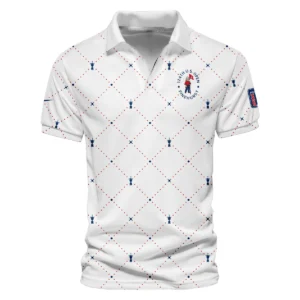 Argyle Pattern With Cup 124th U.S. Open Pinehurst Nike Vneck Long Polo Shirt Style Classic Long Polo Shirt For Men