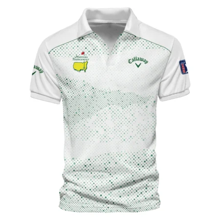 Golf Stye Classic White Mix Green Masters Tournament Callaway Vneck Polo Shirt Style Classic Polo Shirt For Men