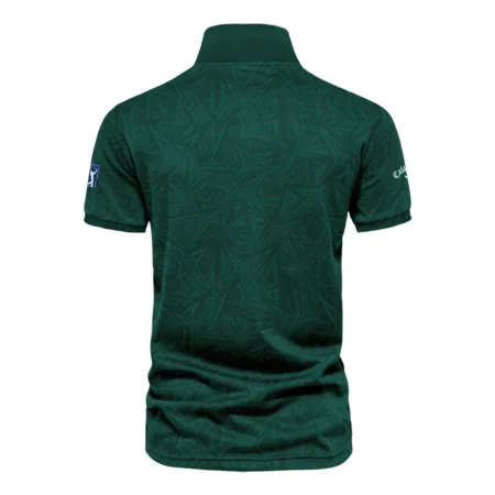 Stars Dark Green Abstract Sport Masters Tournament Callaway Vneck Polo Shirt Style Classic Polo Shirt For Men