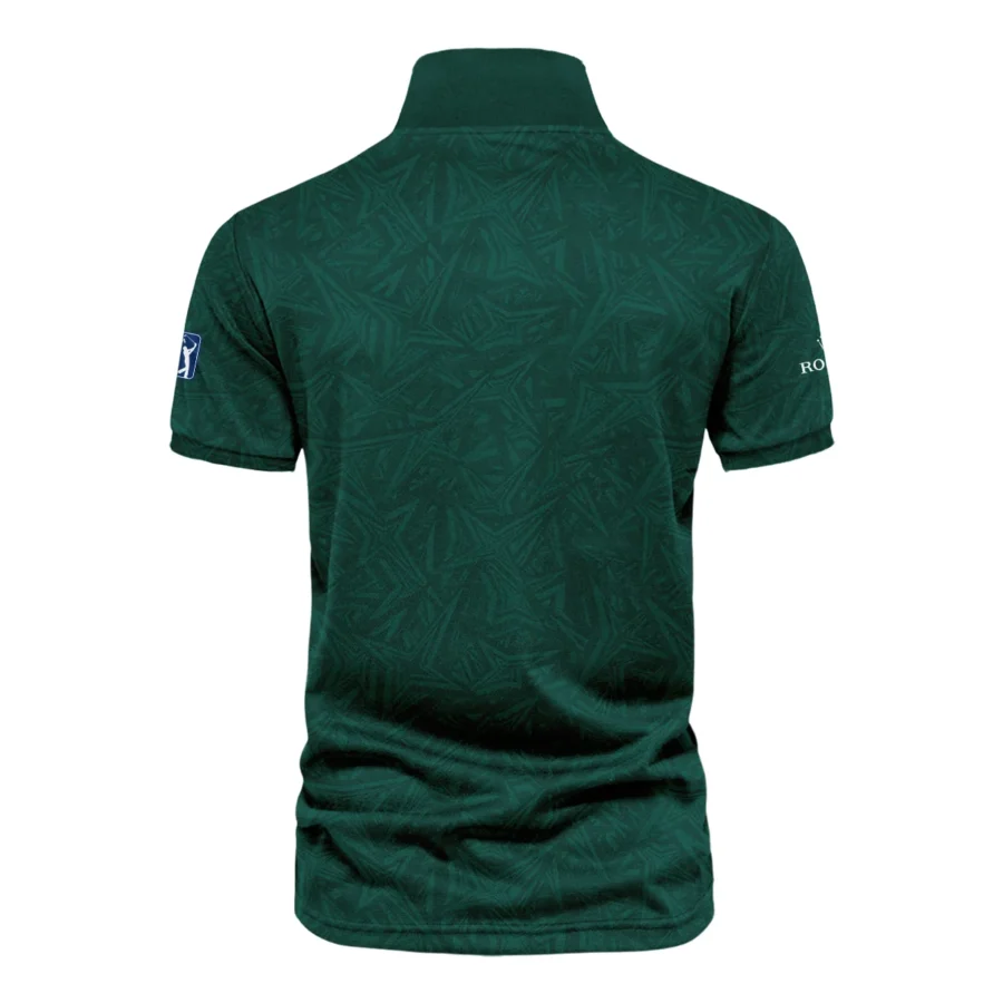 Stars Dark Green Abstract Sport Masters Tournament Rolex Vneck Polo Shirt Style Classic Polo Shirt For Men